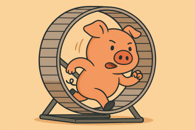 Gefangen im Hamsterrad: Warum Schulden dein größter Feind auf deinem Weg zur finanziellen Freiheit sind